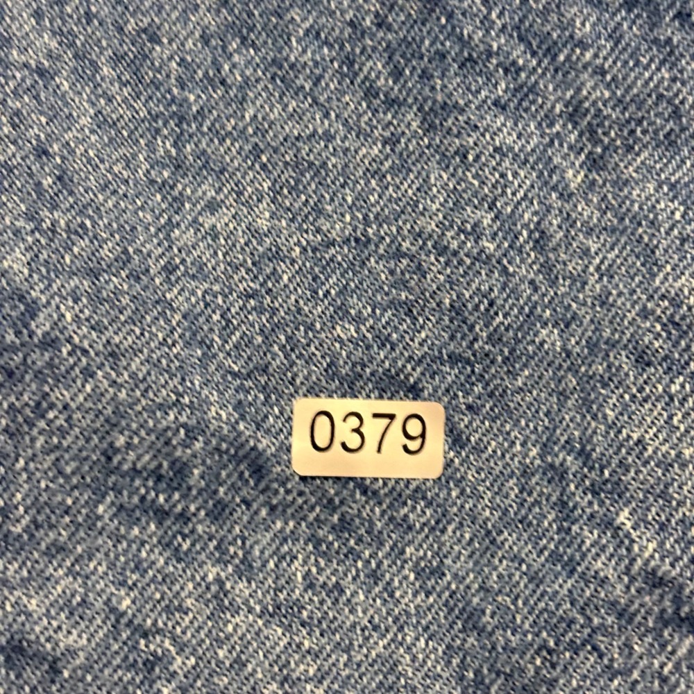 Diamond Gusset Straight Leg Jeans Mens 37x32 Blue Made in USA Rugged Denim - Picture 10 of 10